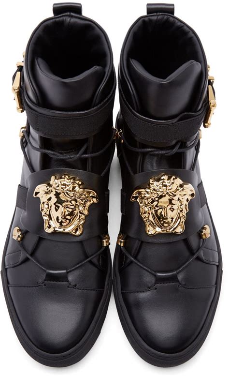 versace men shoes 2020|versace black leather shoes.